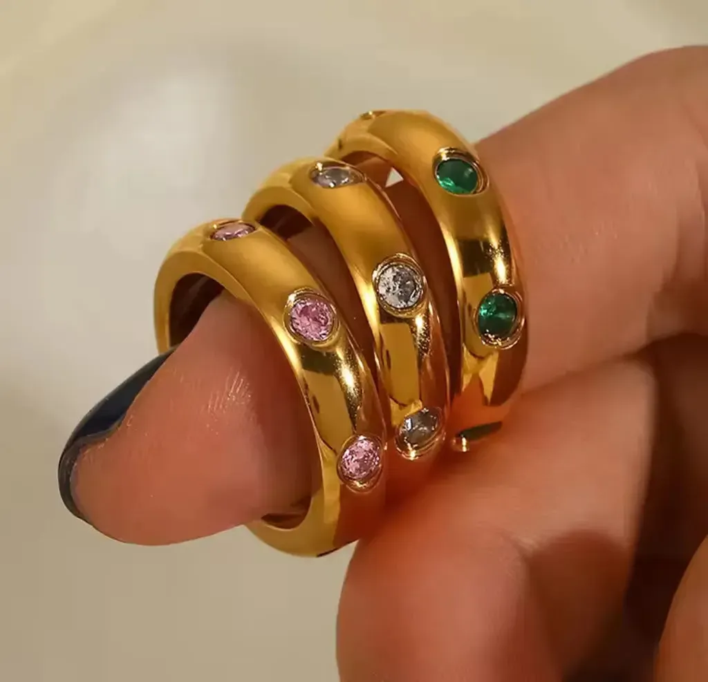 3-Stone Color Ring - Image 4