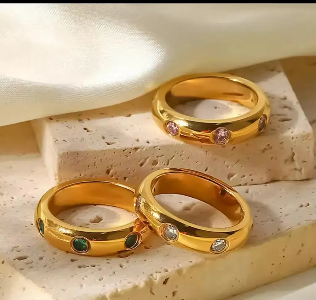 3-Stone Color Ring - Image 2