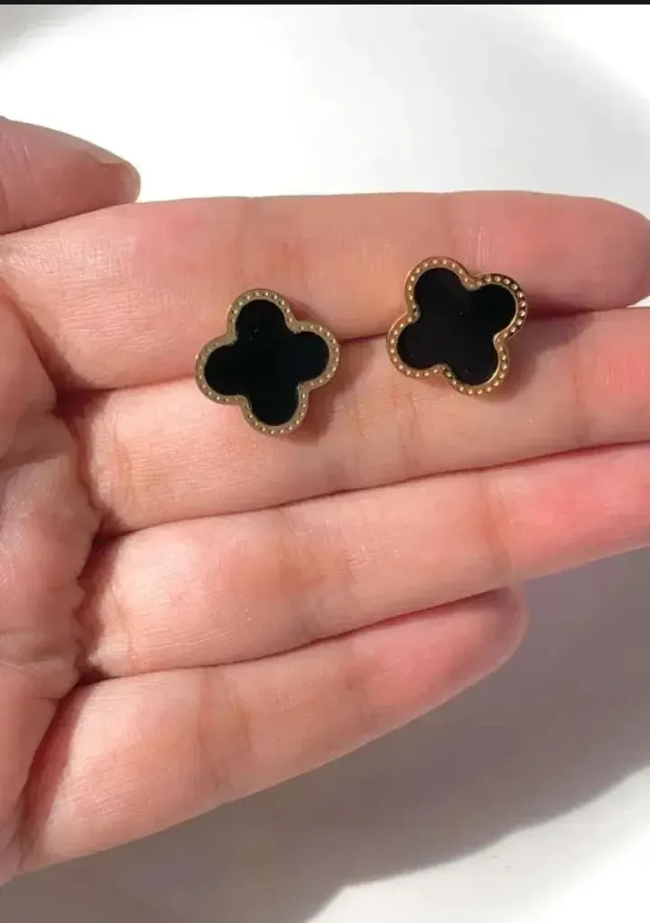 Four-Leaf Clover Earrings - Image 2