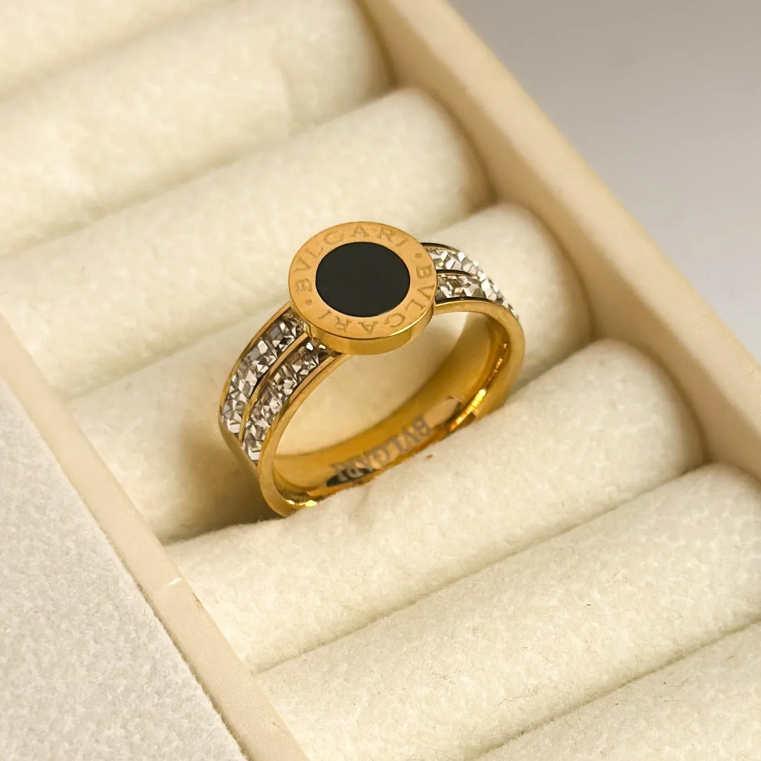 Black Stone Ring